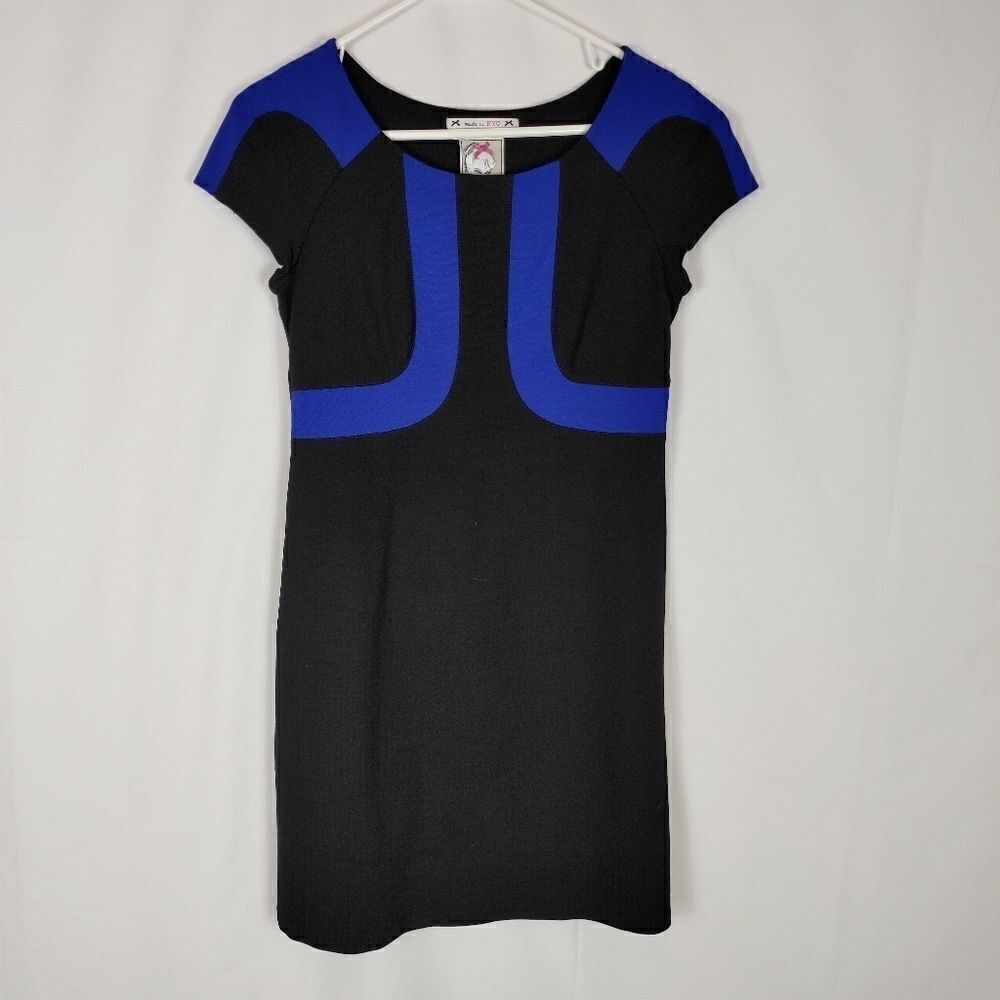 Yoana Baraschi Womens Cap Sleeve Scoop Neck Mini S